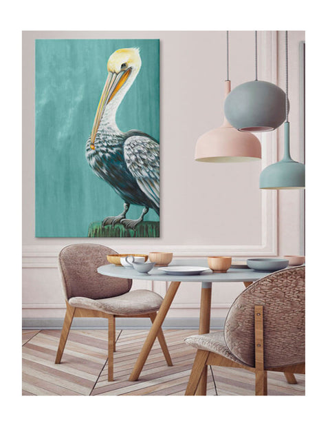 Pelican Landing Canvas Print | Coastal Decor | Wall Art