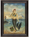 Pirate Mermaid Framed Print | Nautical Decor | Wall Art
