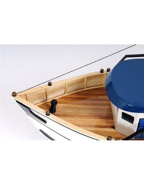 Shrimp Boat Model Fishing Boat | Nautical Decor | Home Accessories