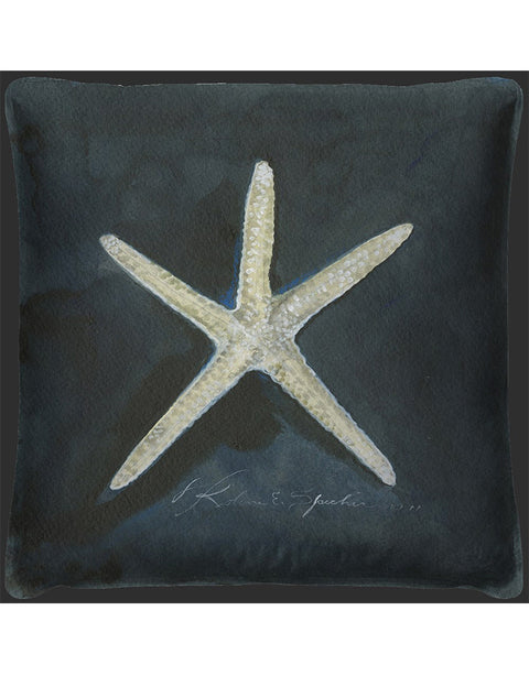 Starfish Pillow | Coastal Decor | Pillows