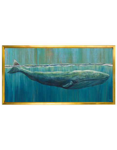 Sun Bathing Beauty Canvas Print | Nautical Decor | Wall Art