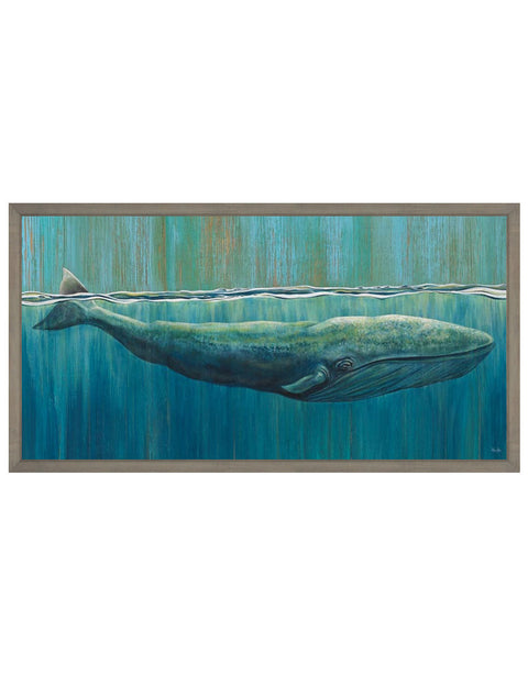 Sun Bathing Beauty Canvas Print | Nautical Decor | Wall Art