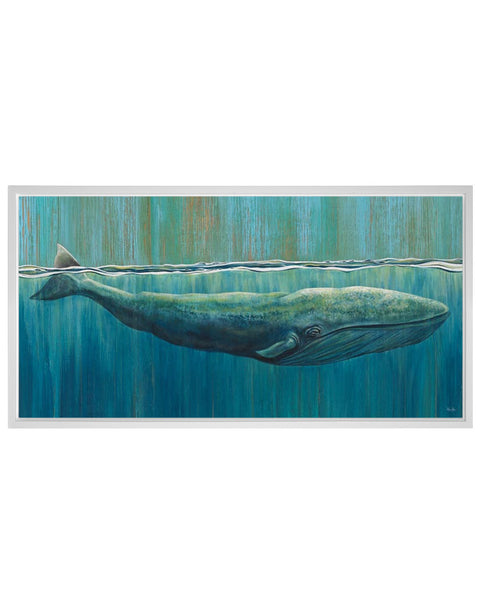 Sun Bathing Beauty Canvas Print | Nautical Decor | Wall Art