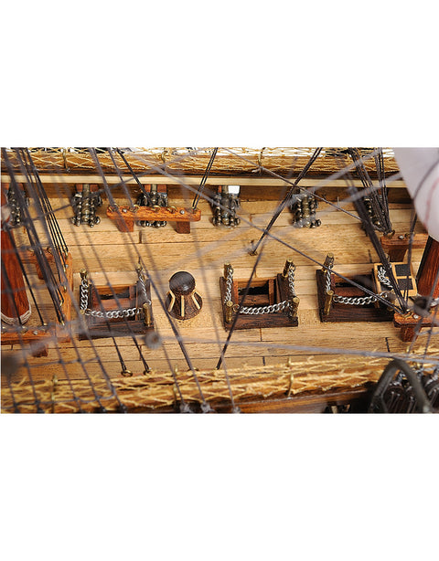 USS Constitution Medium Admiral Line Ship Model - Nautical Decor - Home Accessories