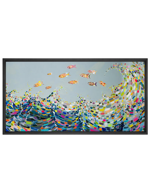 Vivid Waves Canvas Print | Coastal Decor | Wall Art
