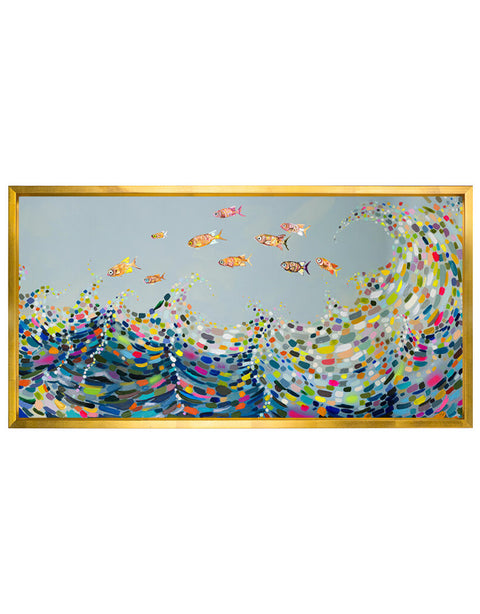 Vivid Waves Canvas Print | Coastal Decor | Wall Art