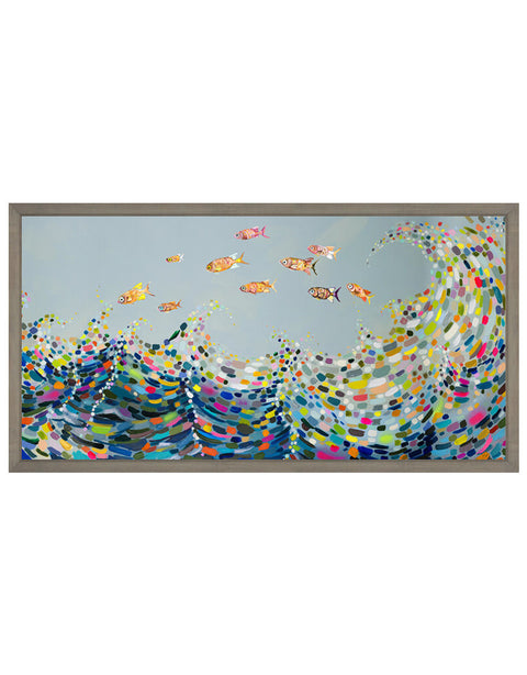Vivid Waves Canvas Print | Coastal Decor | Wall Art